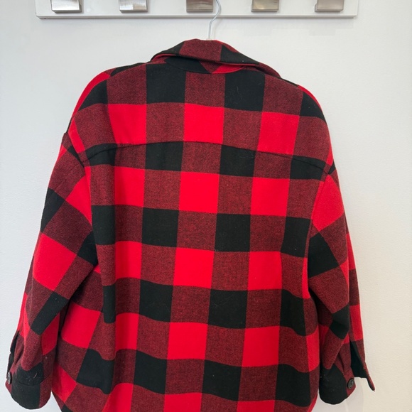 Zara Plaid overcoat - Picture 3 of 3